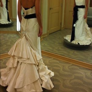 Priscilla of Boston Black Organza Sash